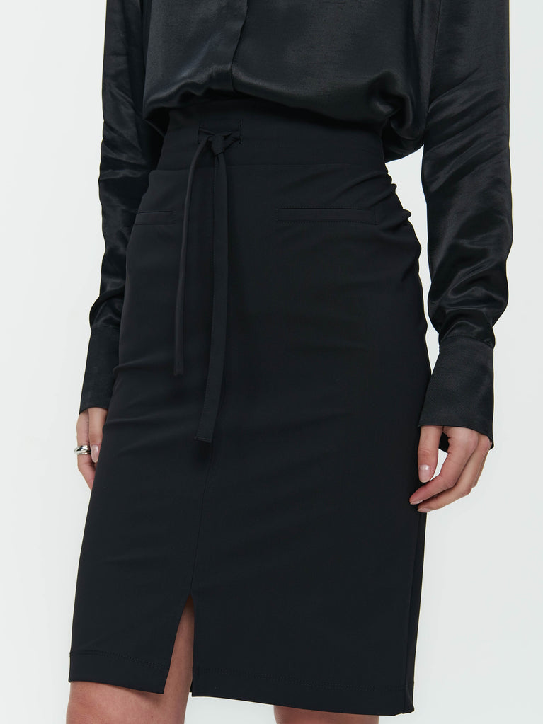 Skirt Kate Easy Wear Technical Jersey | Black