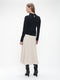 Hilary top brush tech jersey | Black