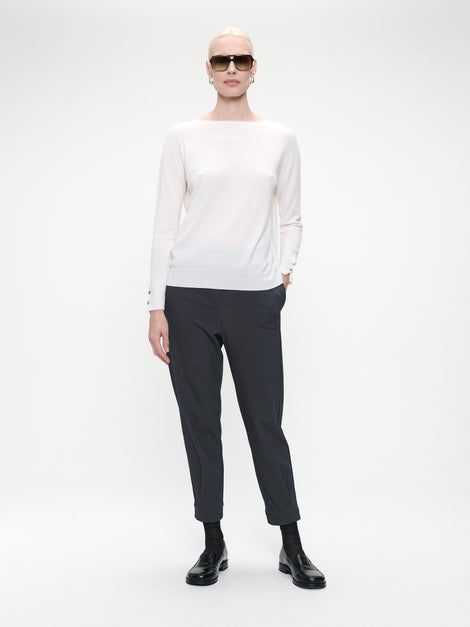 Pullover Cashmere blend 2480 | Ecru