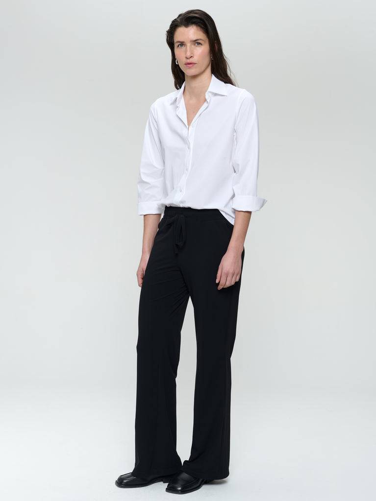 Iva stretch technical jersey blouse | White