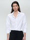 Iva stretch technical jersey blouse | White