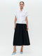 Paola polplin jacket blouse | White