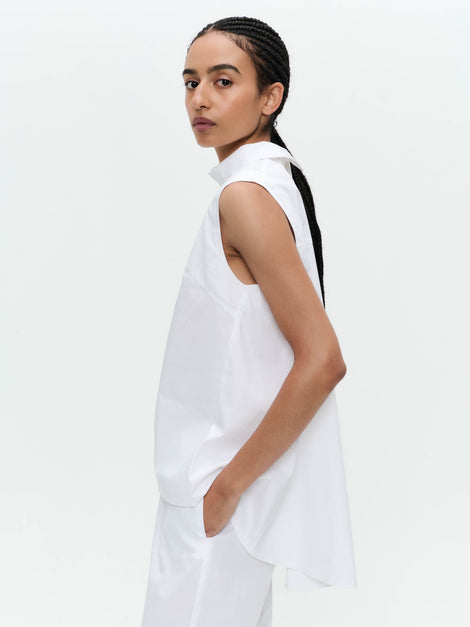 Dolche Vitas WS stretch tech jersey top | White