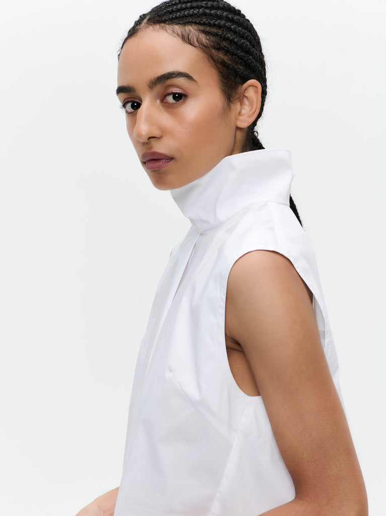 Dolche Vitas WS stretch tech jersey top | White