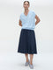 Viscose seamless Top 3023 | Celeste