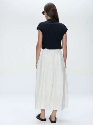 Kitty top technical jersey | Black