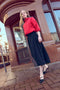 Heide skirt technical jersey | Blue