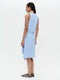 Marika stretch technical jersey top | Mid Blue