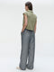 Emiko taffeta jacket | light Army