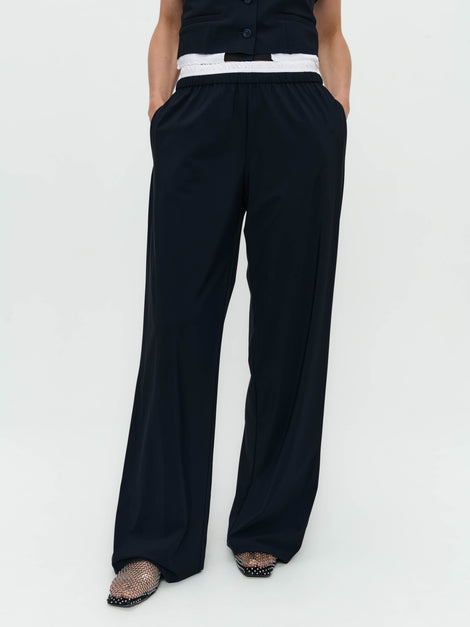 Antiny stretch technical jersey pants | Blue
