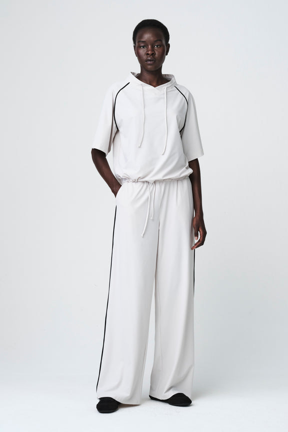 SimoneP structure tech jersey pants | Sand