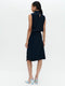 Naomi stretch technical jersey top | Blue