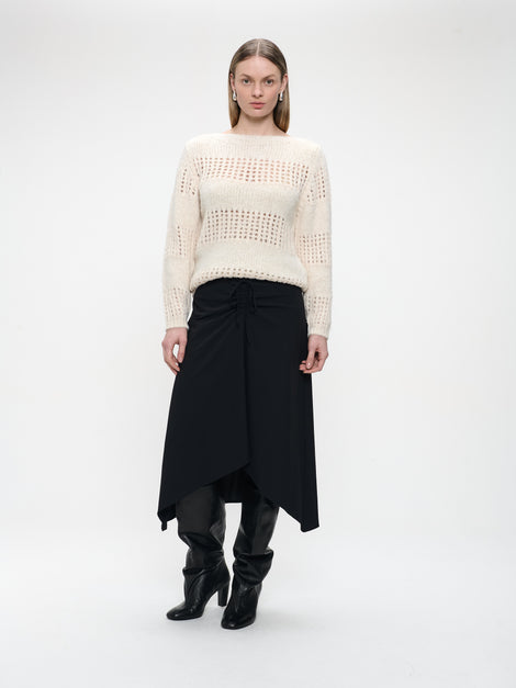 Shiny Pullover 1034 | Off White