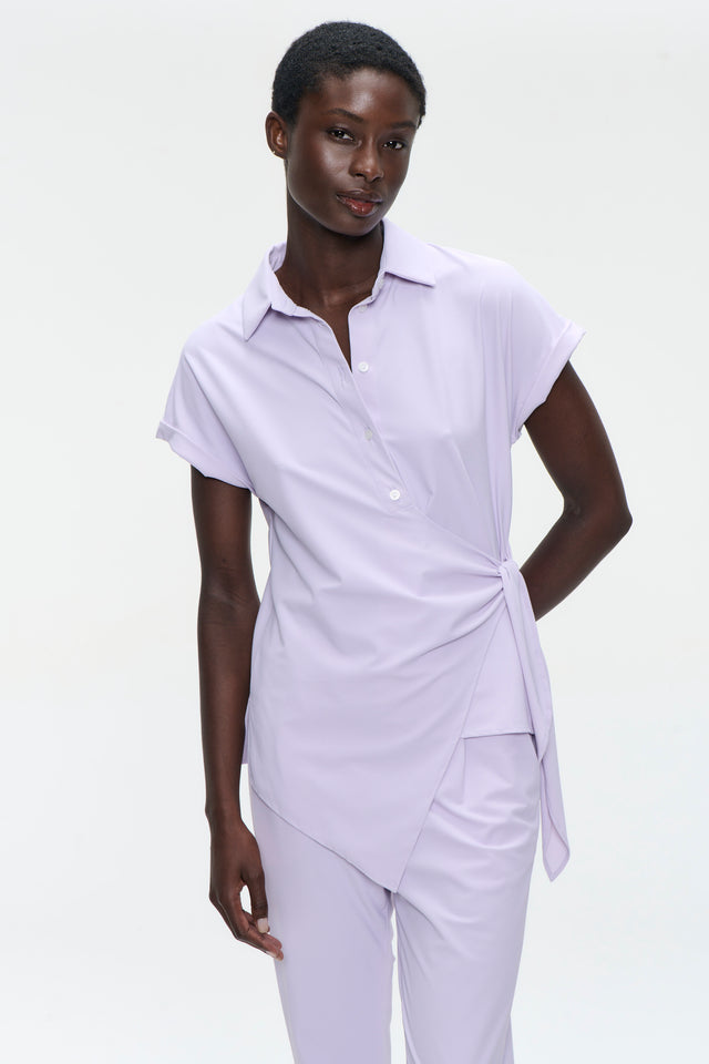 Aston blouse technical jersey Aston blouse technical jersey | Lila