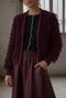 Fancy cardigan 3011 | Bordeaux