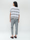 GaryZ shiny line viscose pants | Grey