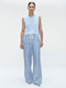 Viscose summer Top 501 | Celeste