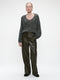 Thera eco leather pants | Army