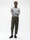 Daphne eco leather pants | Army
