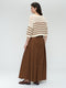Cotton fibers line pullover 25018 | Off White