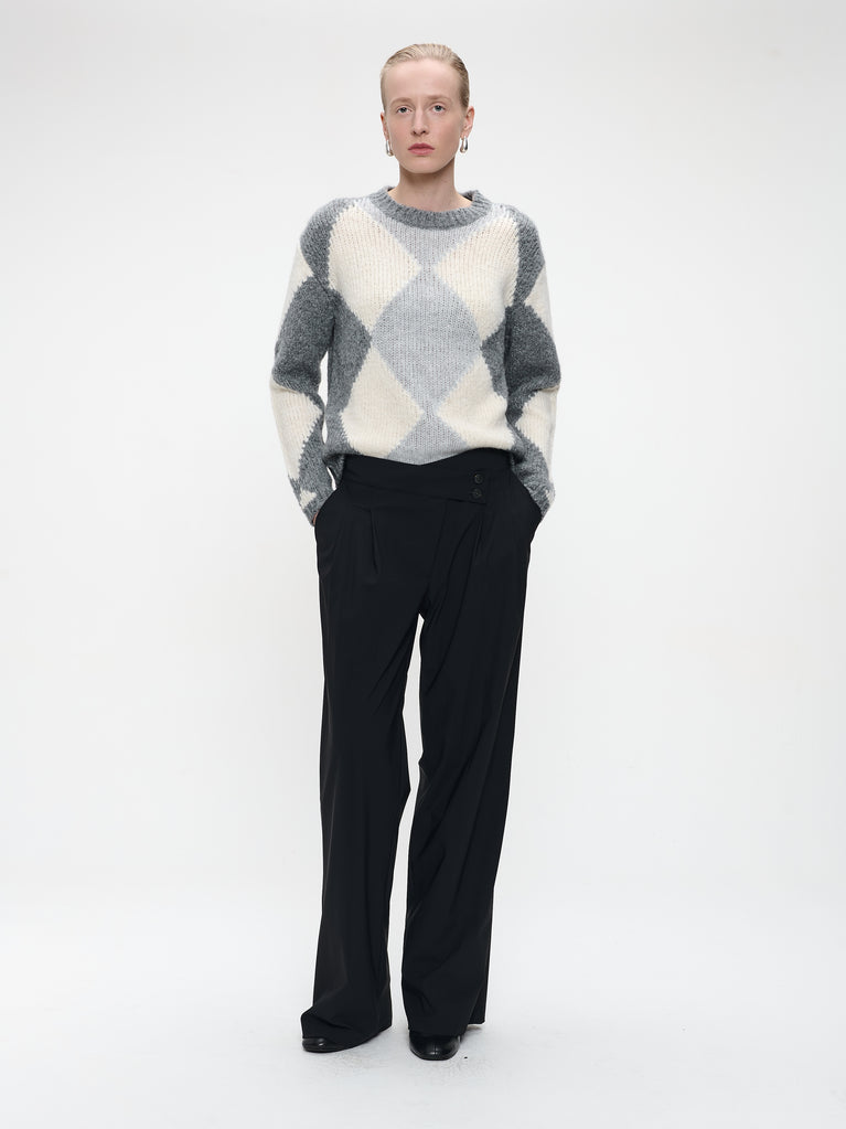 Pullover rhomboids 1082 | Grey