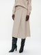 Alissa taffeta skirt | Beige