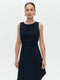 Cotton dress T549 | Dark Blue
