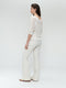 Summer cotton pullover 25041 | Off White