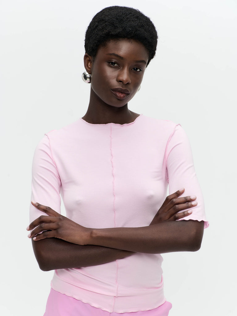 Jordan stretch viscose top | Flamingo