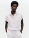 Renate blouse technical jersey | Light Pudra