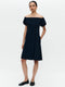 Goldie dress technical jersey | Blue