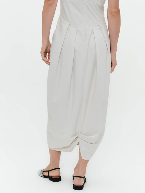 Jacklin stretch technical jersey dress | Sand