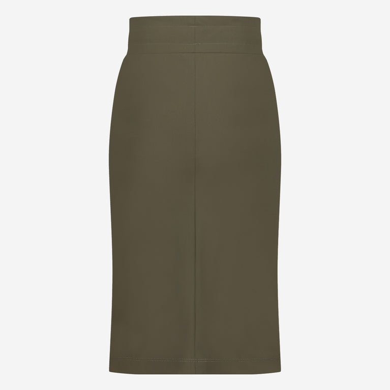 Skirt Kate Easy Wear Technical Jersey | Army