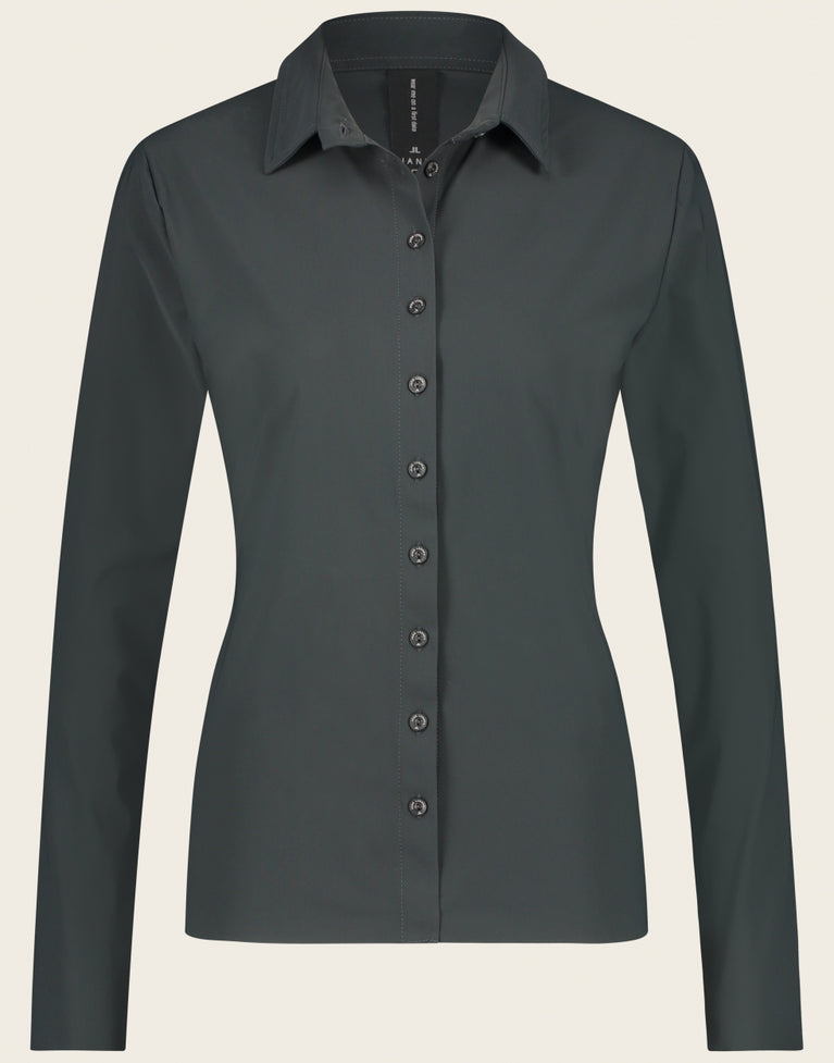 Blouse Betty Easy Wear Technical Jersey | Grigio Notte