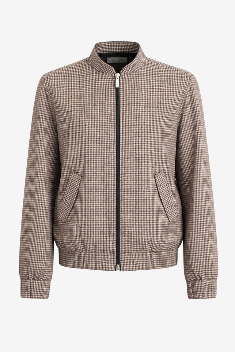 Barnno check bomber jacket | Multi