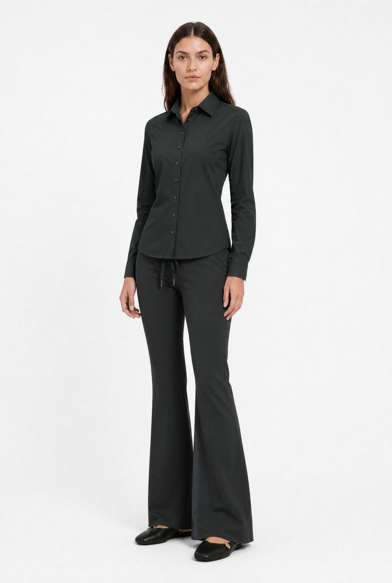 Blouse Betty Easy Wear Technical Jersey | Grigio Notte