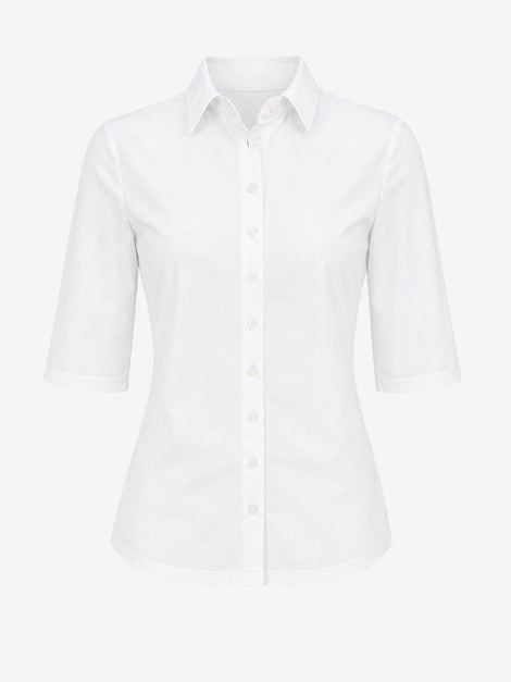 Blouse Betty Easy Wear Technical Jersey | White