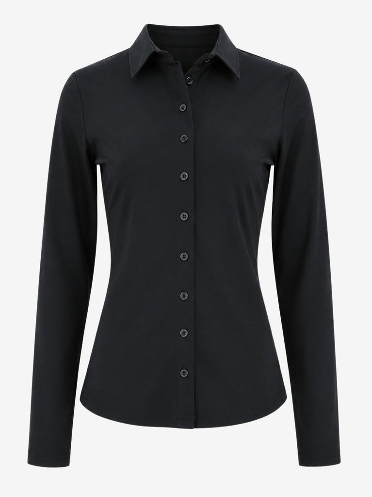 Blouse Betty Easy Wear Technical Jersey | Black
