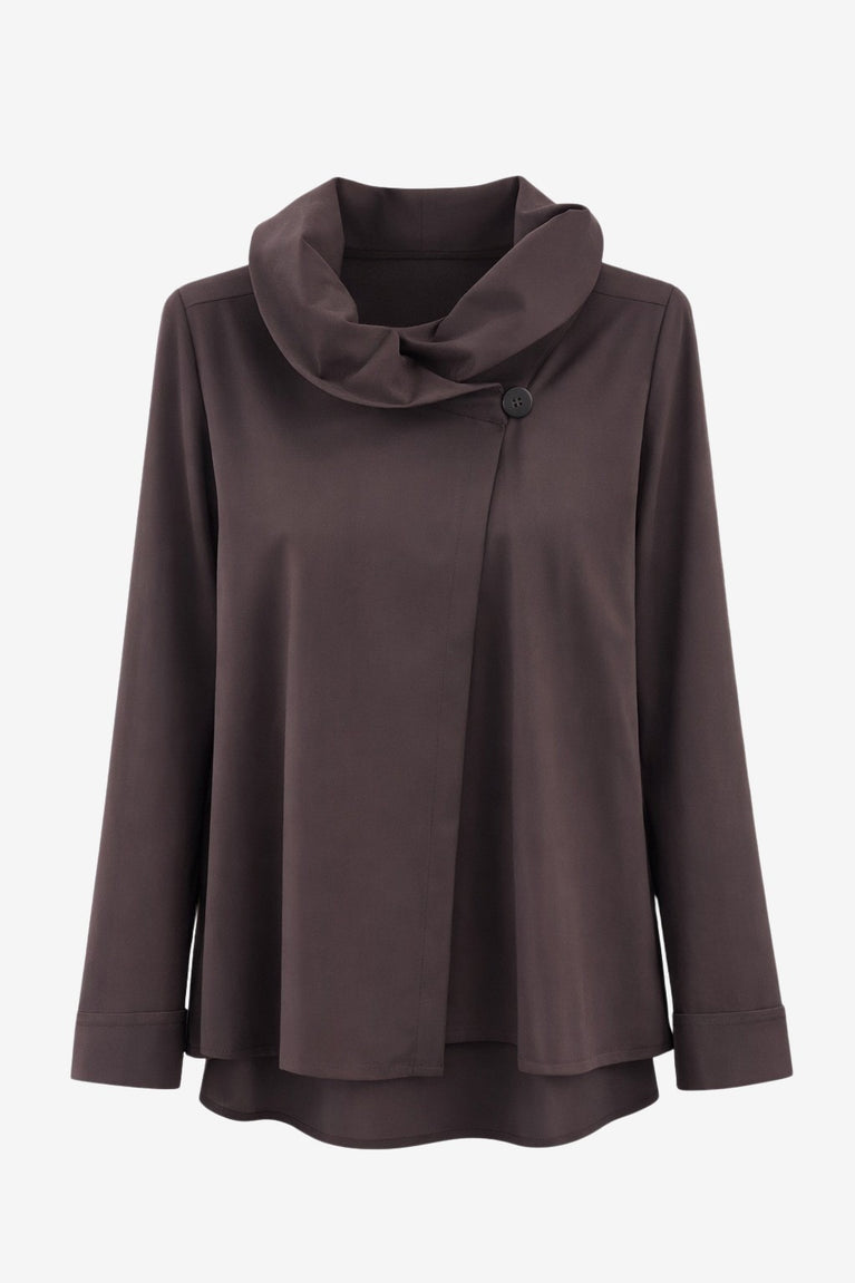 Carlos jacket technical jersey | Chocolate