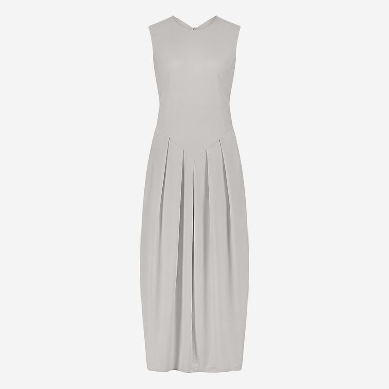 Jacklin stretch technical jersey dress | Sand