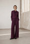 Evo wide-leg technical jersey pants | Cherry