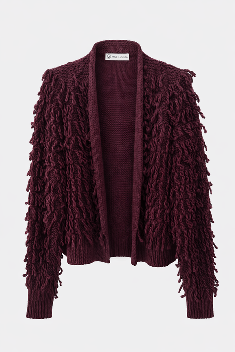 Fancy cardigan 3011 | Bordeaux