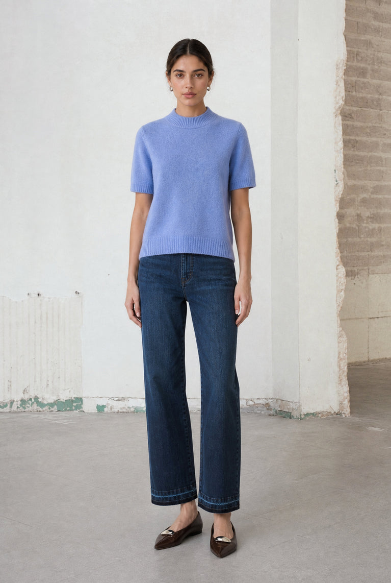 Fly jogger basic jeans | Dark Blue