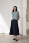 Abigail alpaca vest EX H24179 | Light Blue