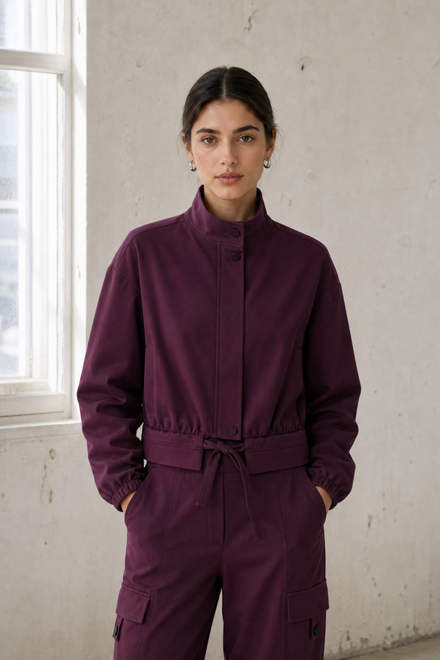 Ian jacket technical jersey Ian jacket technical jersey | Cherry
