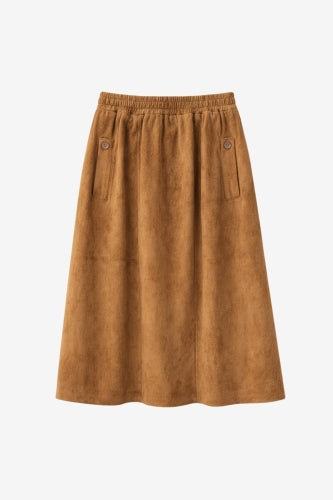 Isla suede effect skirt | Ohra