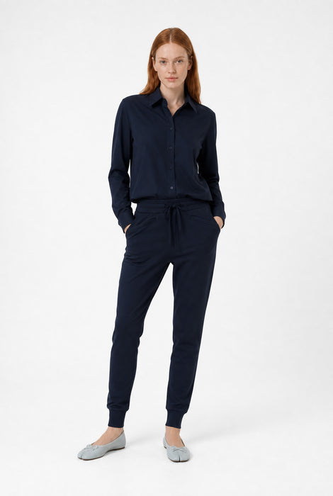 Ivona blouse technical jersey | Blue