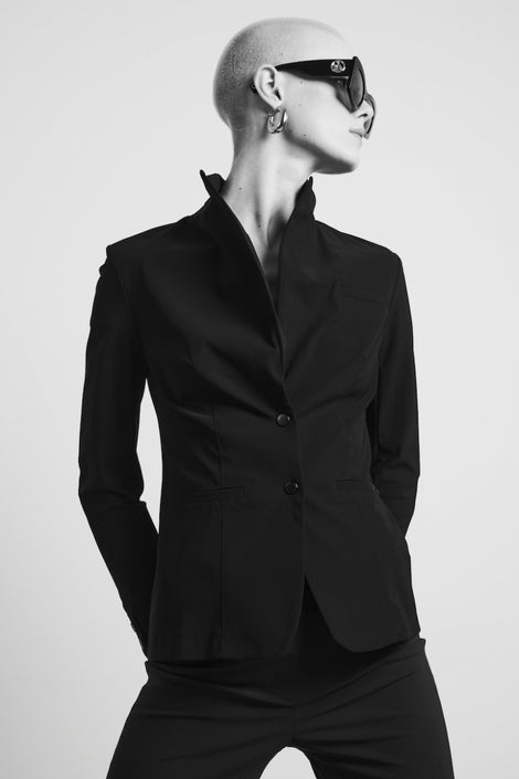 Blazer Roma Easy Wear Technical Jersey | Black