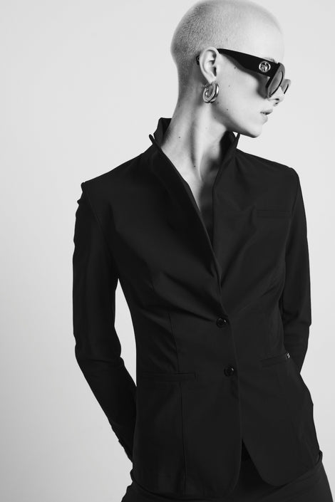 Blazer Roma Easy Wear Technical Jersey | Black