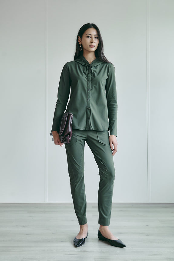 John stretch technical jersey pants | Army